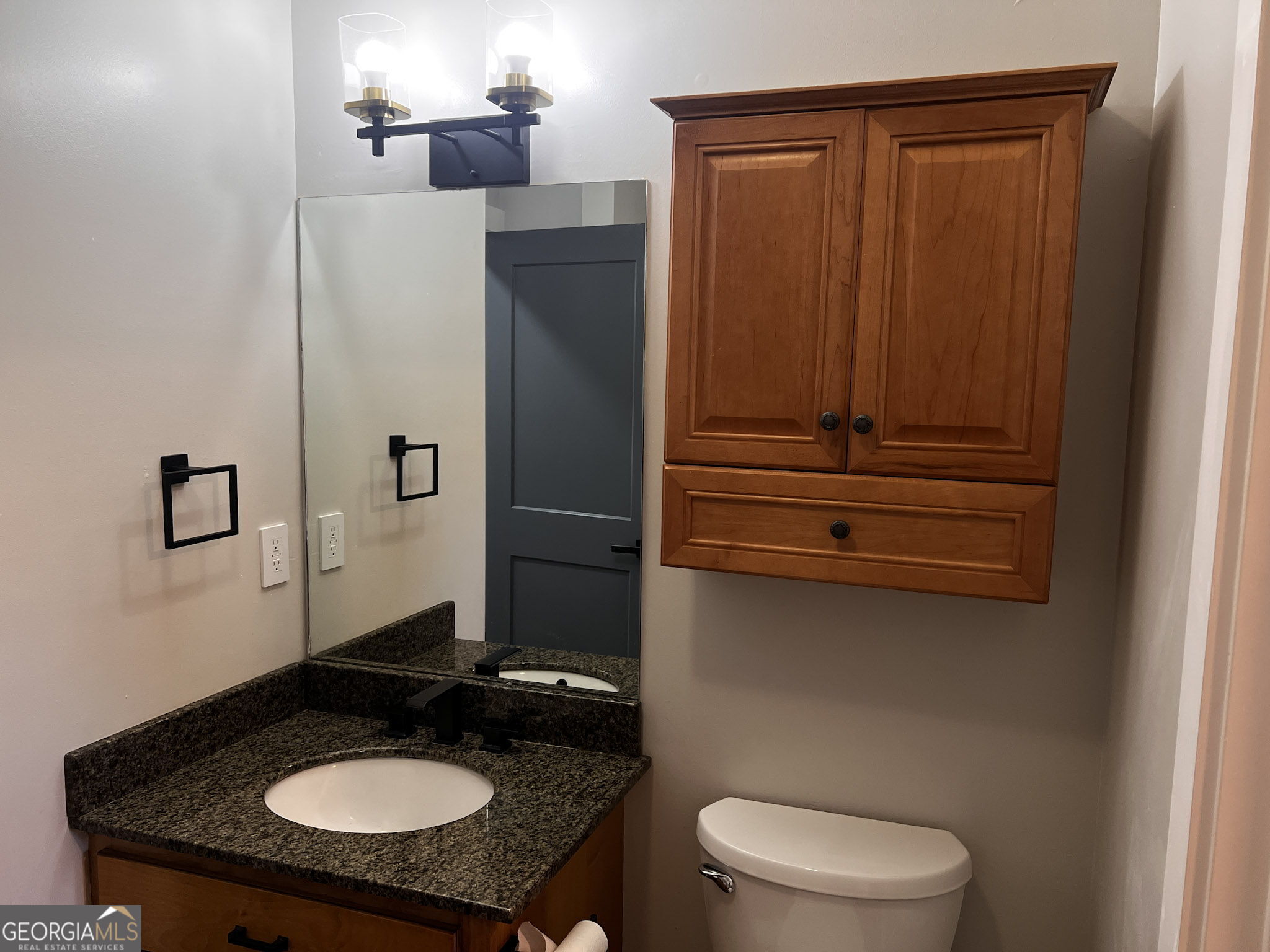 521 Northwind Sautee Nacoochee, GA 30571 - Photo 28 of 66 a bathroom with a sink and a mirror