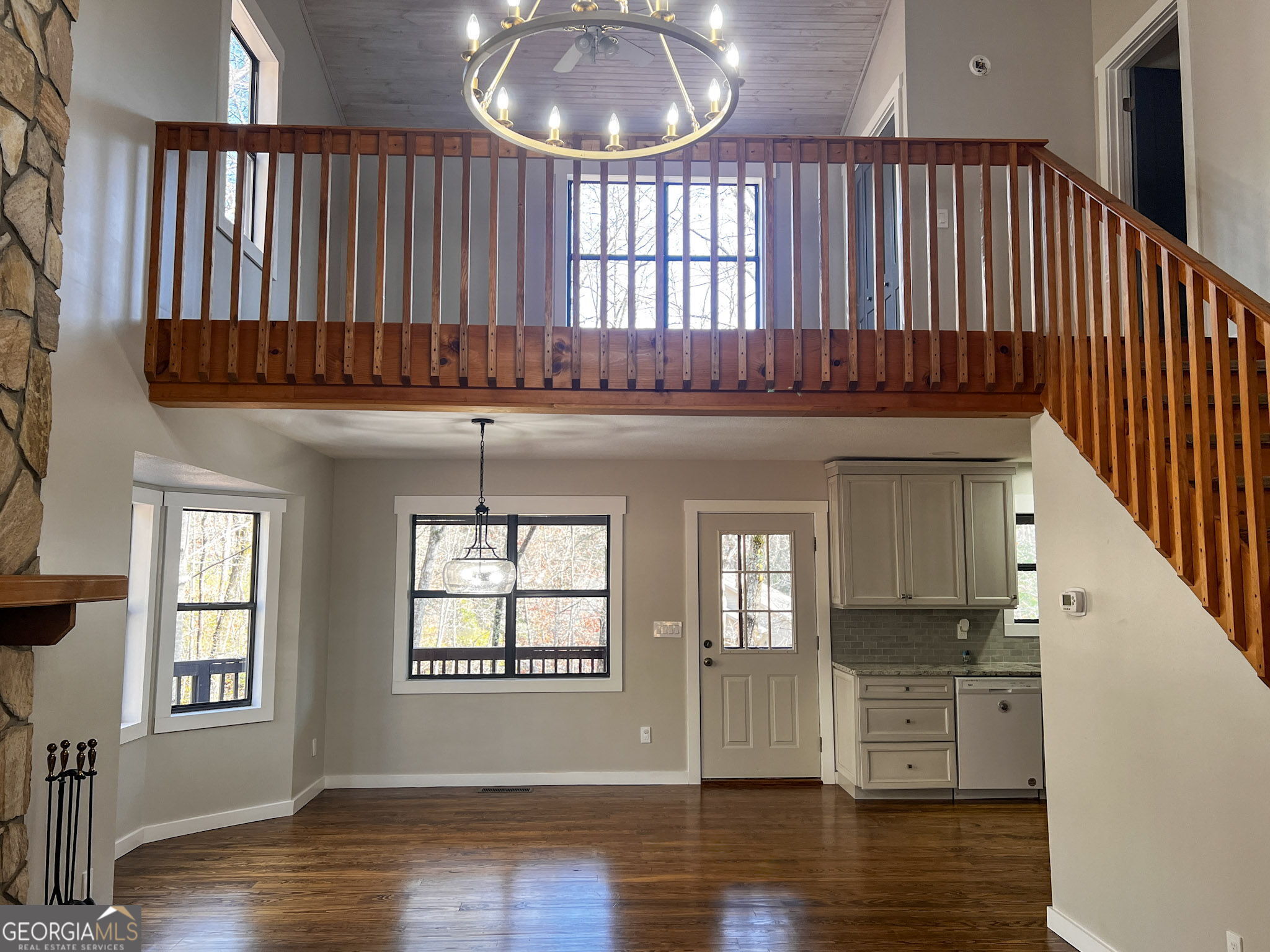 521 Northwind Sautee Nacoochee, GA 30571 - Photo 46 of 66 a view of entryway and hall with wooden floor