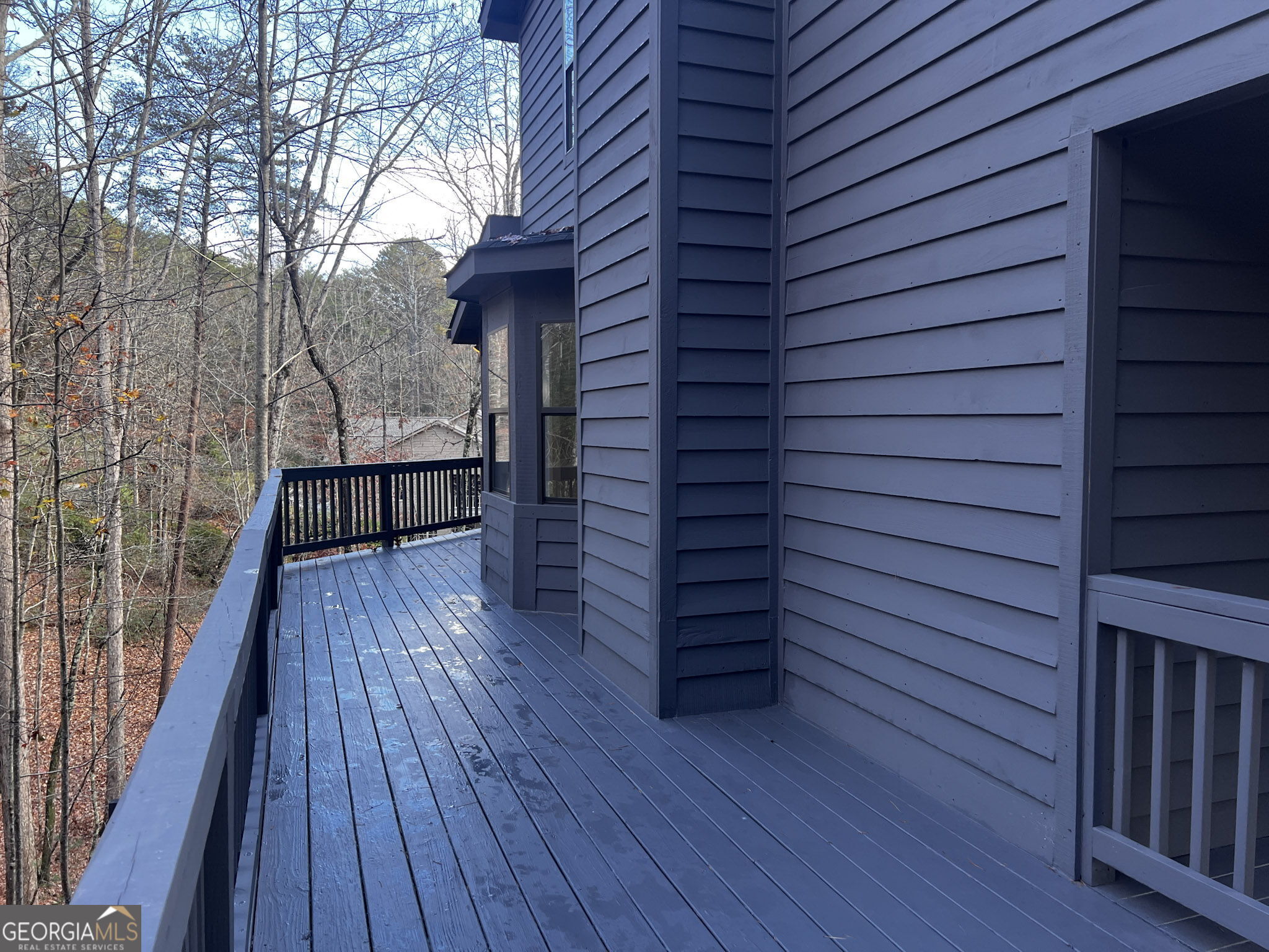 521 Northwind Sautee Nacoochee, GA 30571 - Photo 51 of 66 a view of outdoor space with wooden deck and furniture