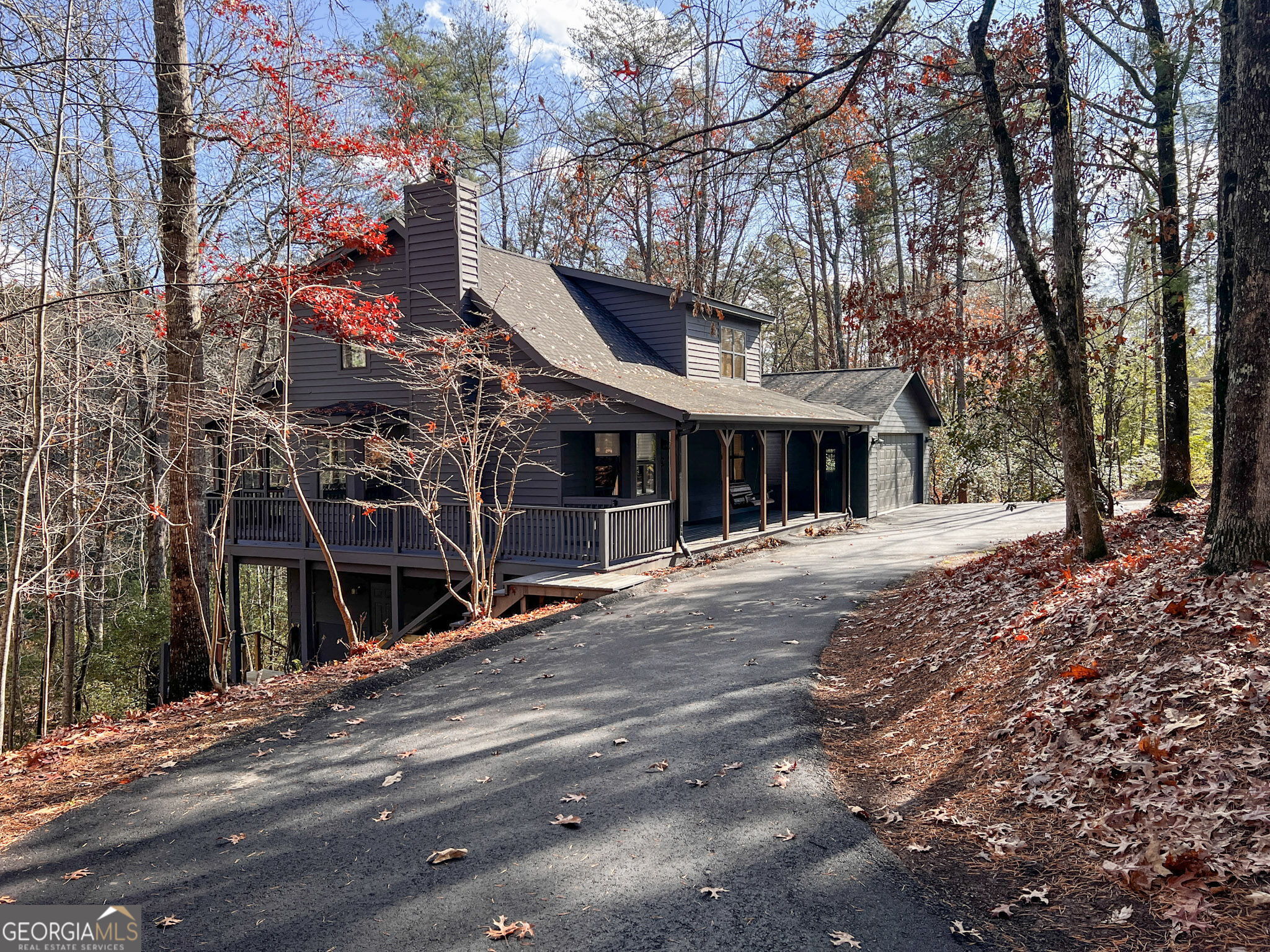 521 Northwind Sautee Nacoochee, GA 30571 - Photo 65 of 66 a view of a house with a tree