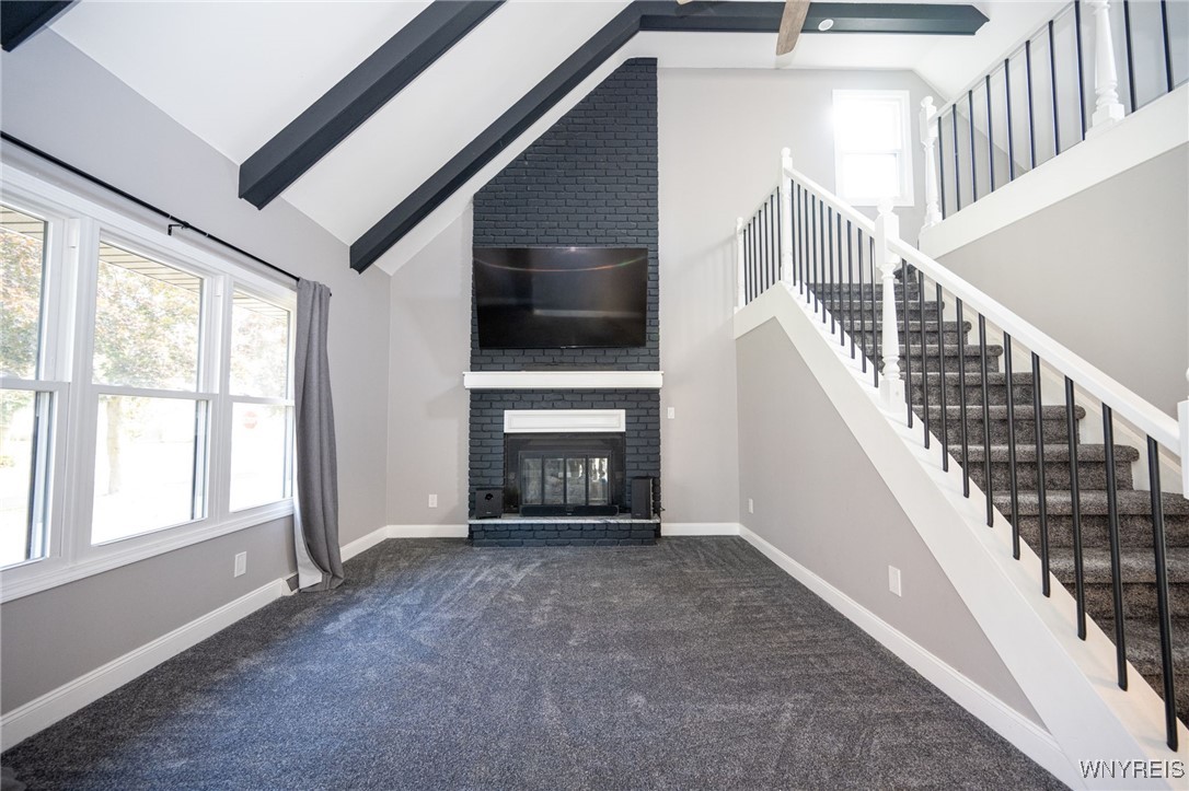 88 Colony Street Depew, NY 14043 - Photo 3 of 28 Gas Fireplace/ Living Room