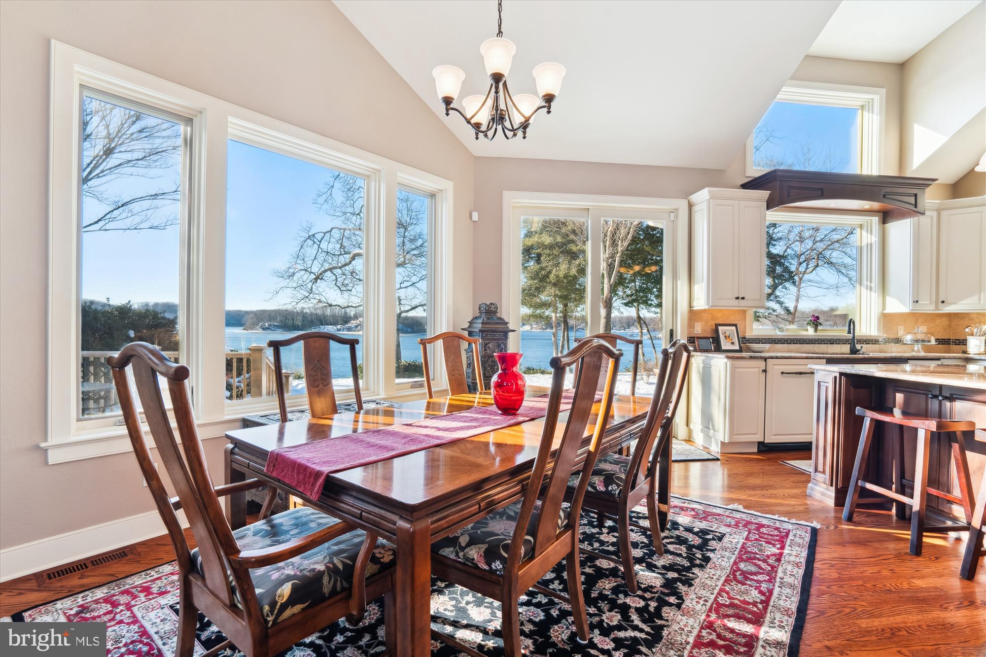 255 Long Point Road Crownsville, MD 21032 - Photo 15 of 67 a view of a dining room with furniture window and outside view