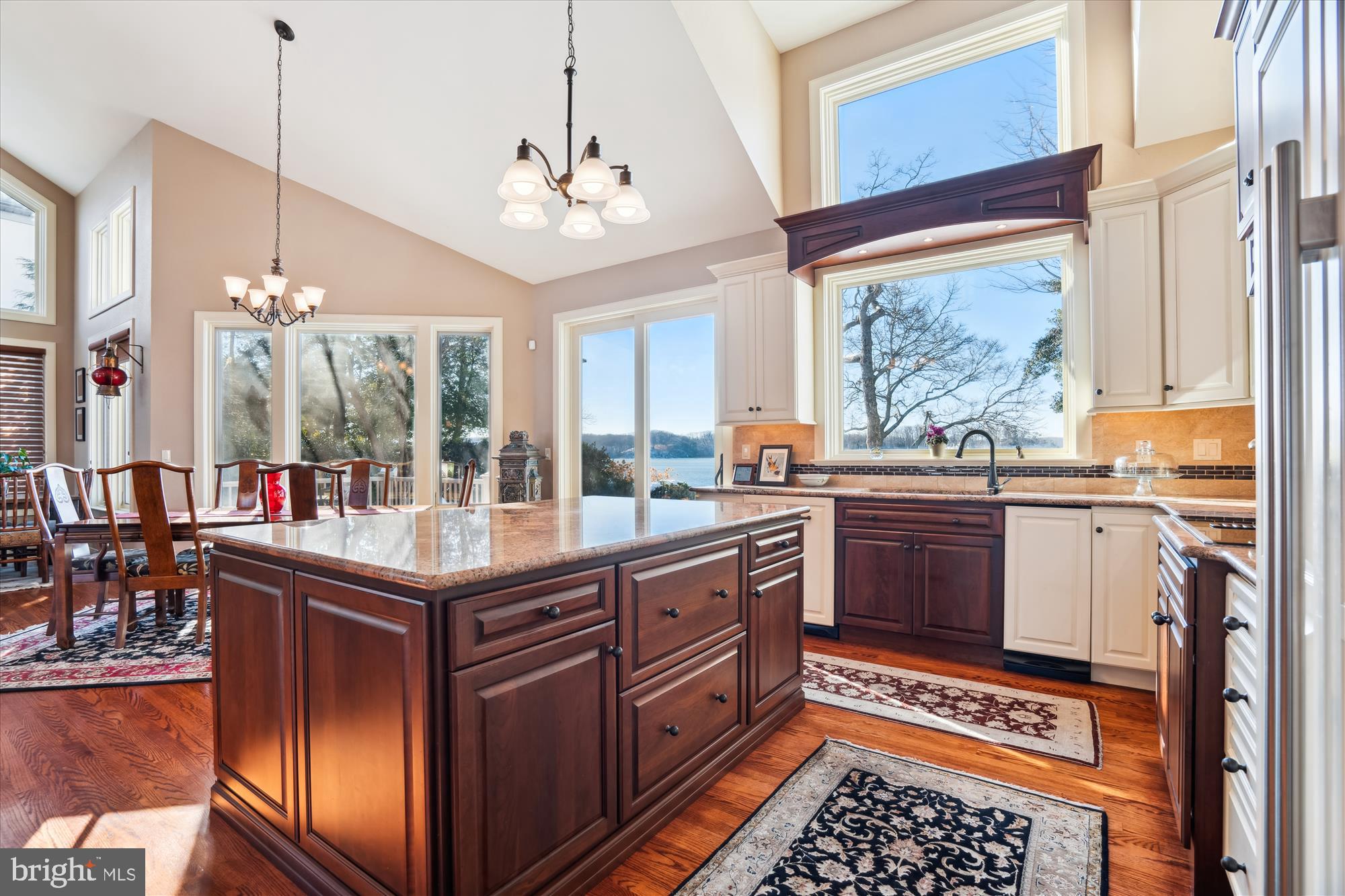 255 Long Point Road Crownsville, MD 21032 - Photo 16 of 67 a kitchen with stainless steel appliances granite countertop a stove a sink and a refrigerator