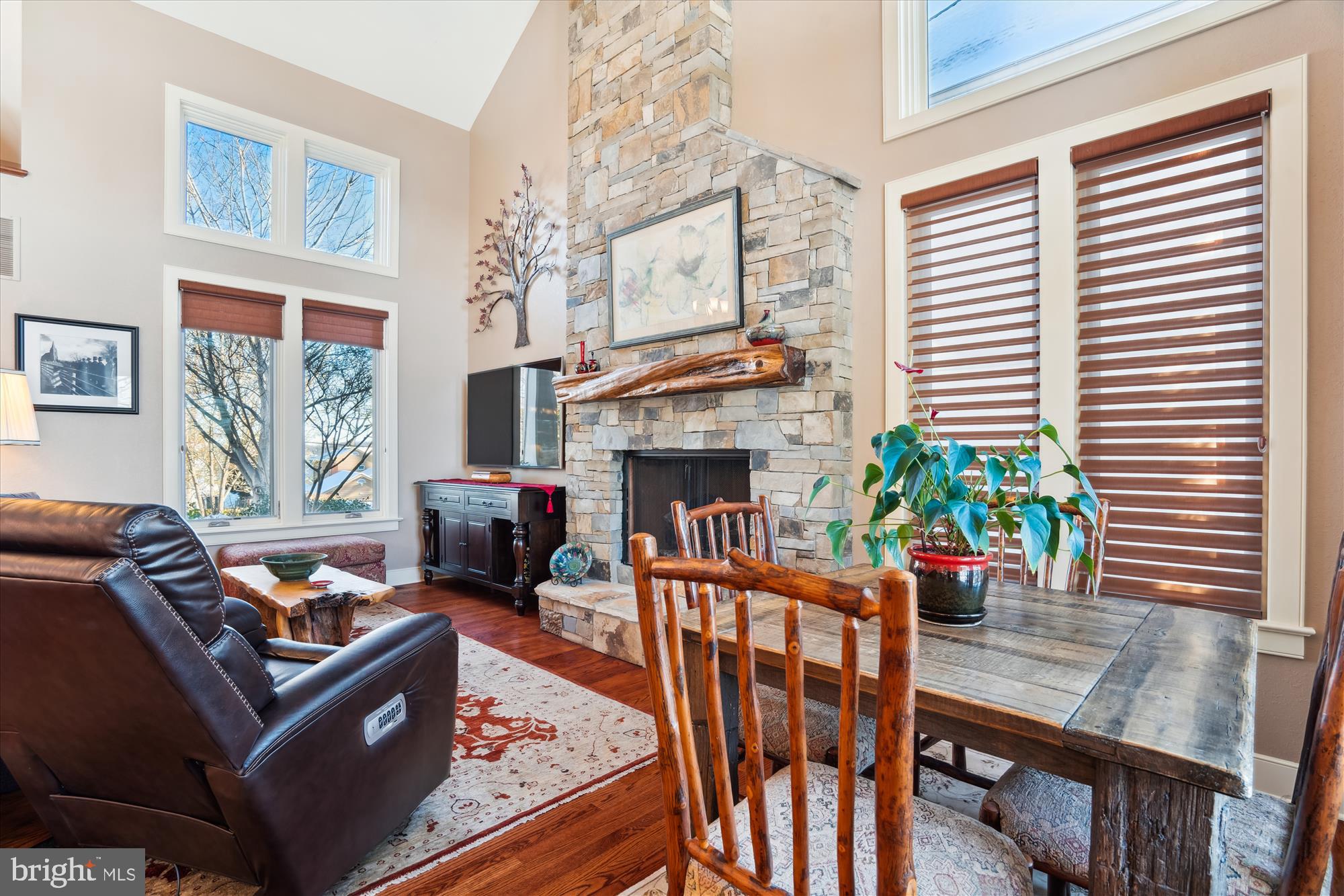 255 Long Point Road Crownsville, MD 21032 - Photo 23 of 67 a living room with furniture fireplace and flat screen tv