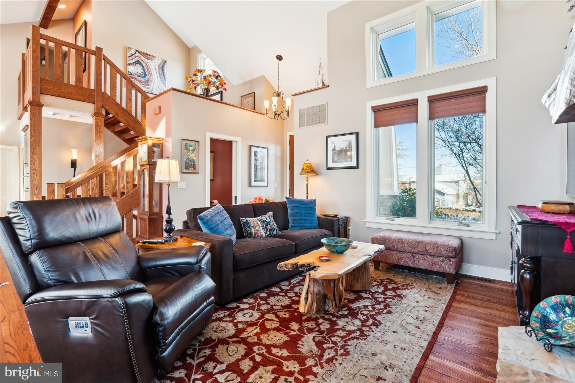 255 Long Point Road Crownsville, MD 21032 - Photo 25 of 67 a living room with furniture a rug and a large window