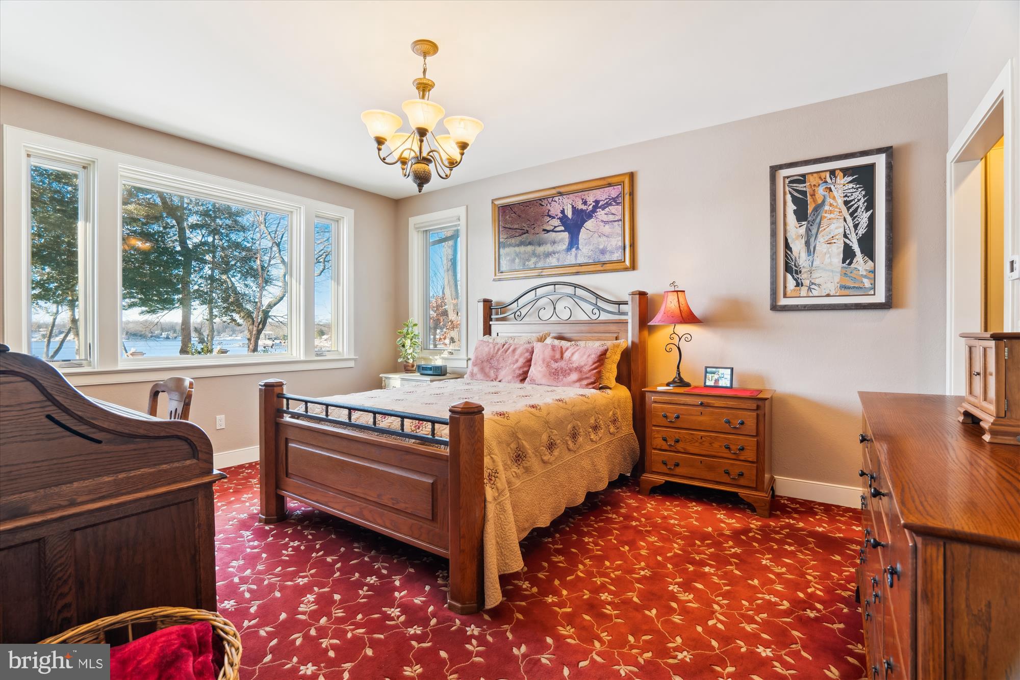 255 Long Point Road Crownsville, MD 21032 - Photo 31 of 67 a bed room with a bed and a chair