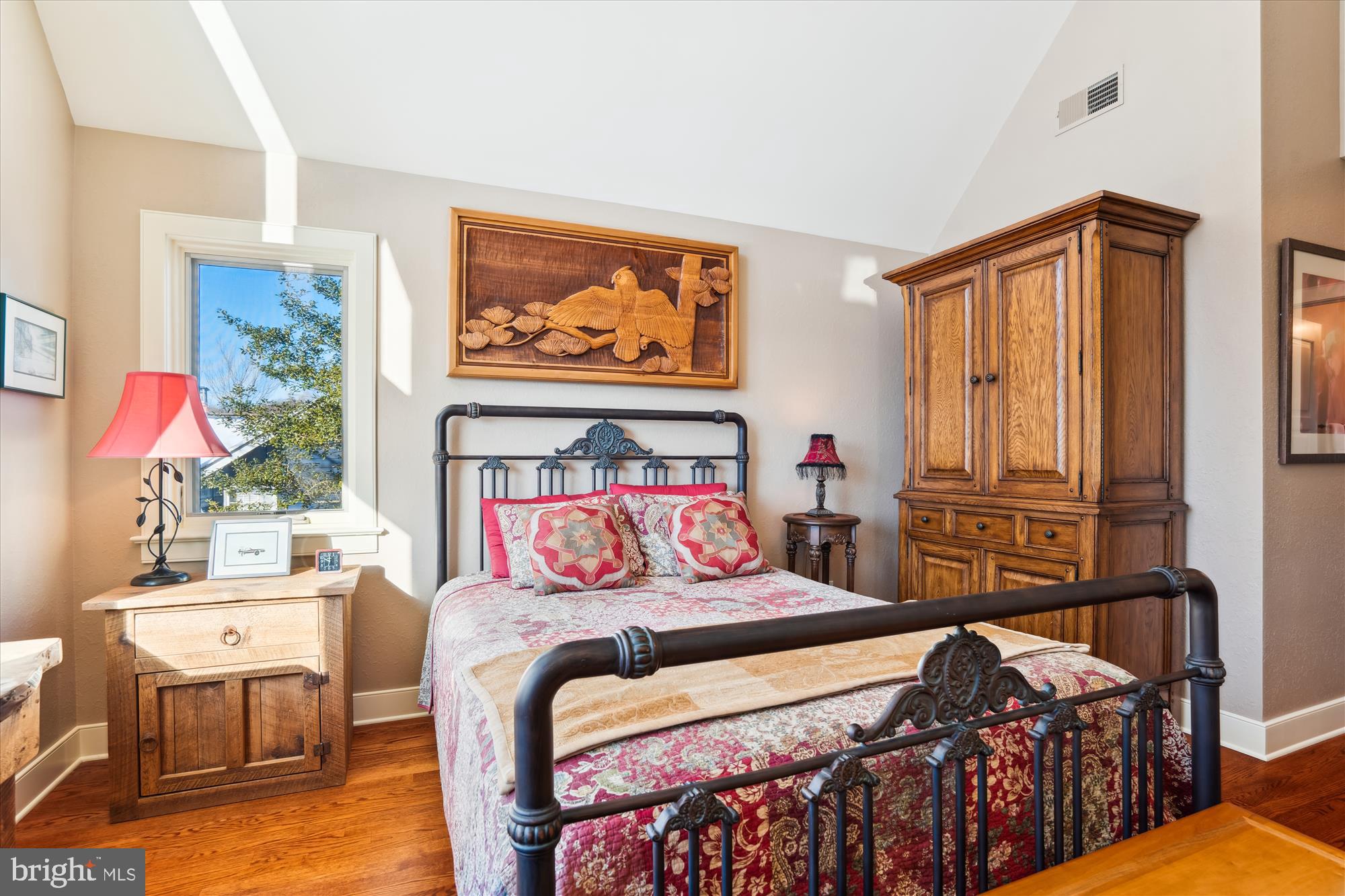 255 Long Point Road Crownsville, MD 21032 - Photo 44 of 67 a bedroom with a bed and glass windows