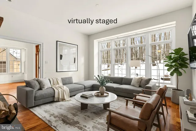 a view of a hallway with front door