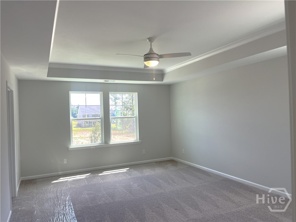 193 Champlain Drive Pooler, GA 31322 - Photo 11 of 19 Primary Bedroom with Tray Ceiling