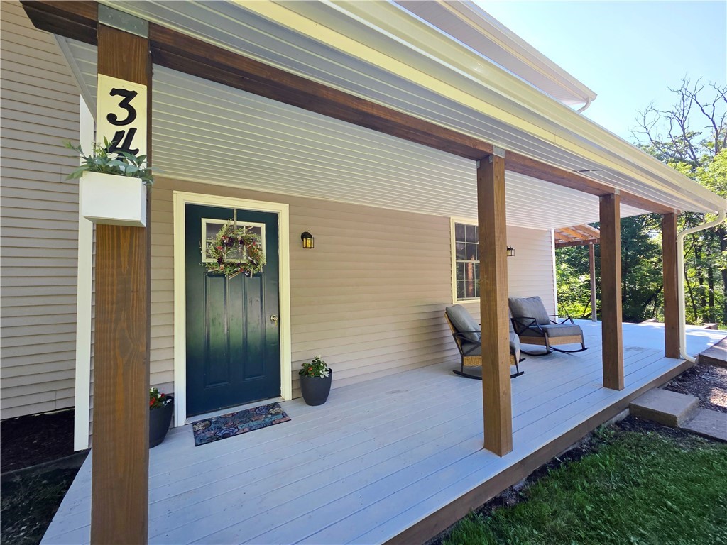 34 Kiser Road Horseheads, NY 14845 - Photo 7 of 50 Front porch perfect for morning coffee or entertaining