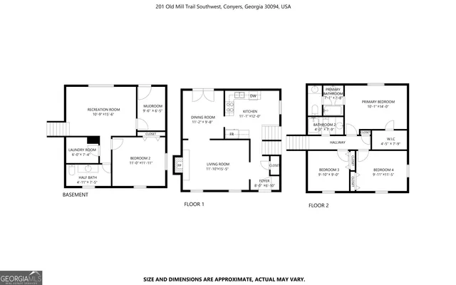 $1,910 | 201 Old Mill Trail Southwest, Conyers, GA 30094