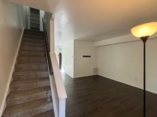 wooden floor in an empty room