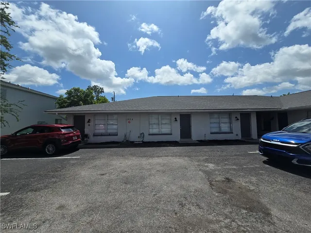 a view of a car in garage