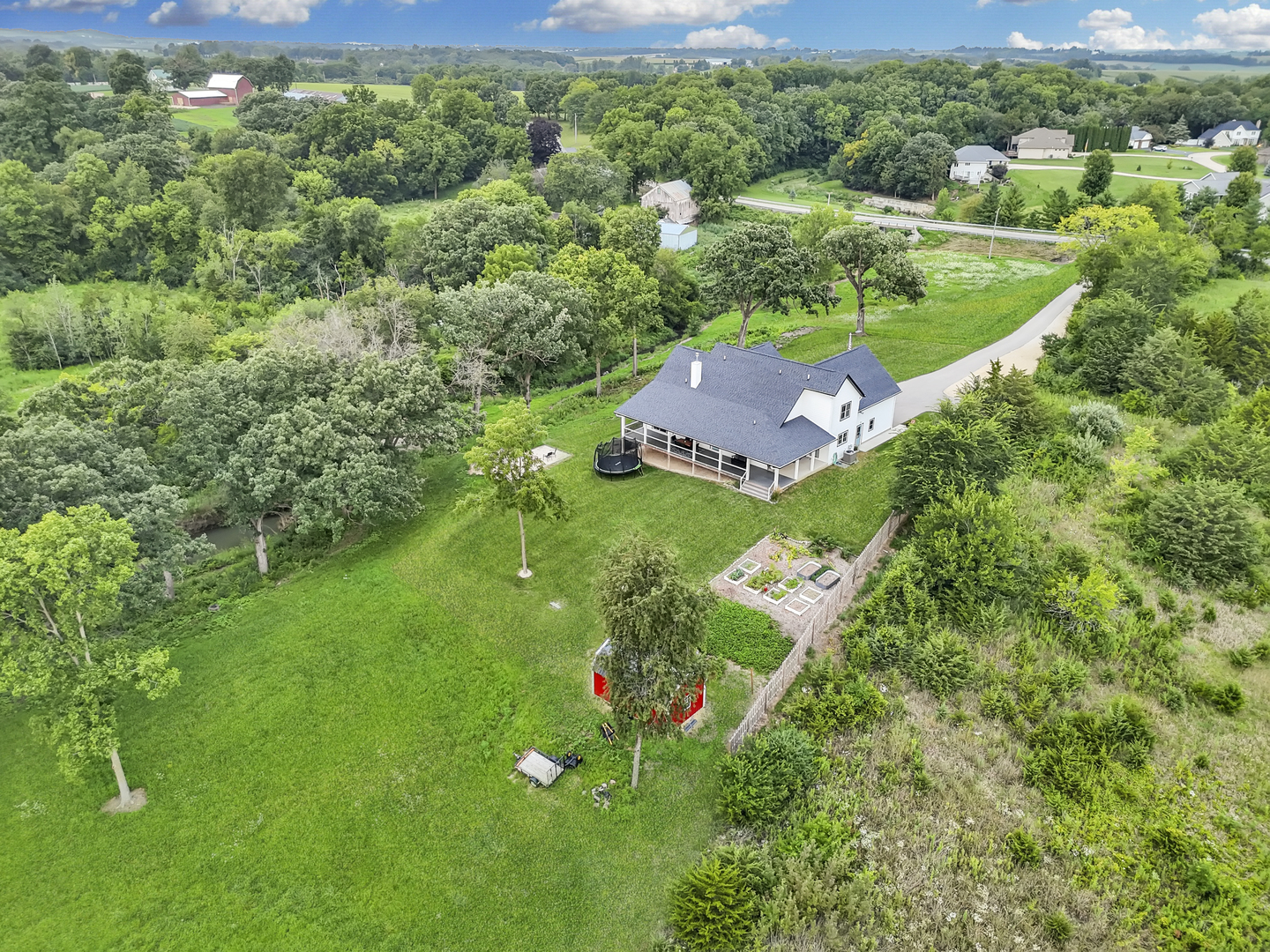 4567 West Stephenson St Road Freeport, IL 61032 - Photo 2 of 65 an aerial view of residential house with outdoor space