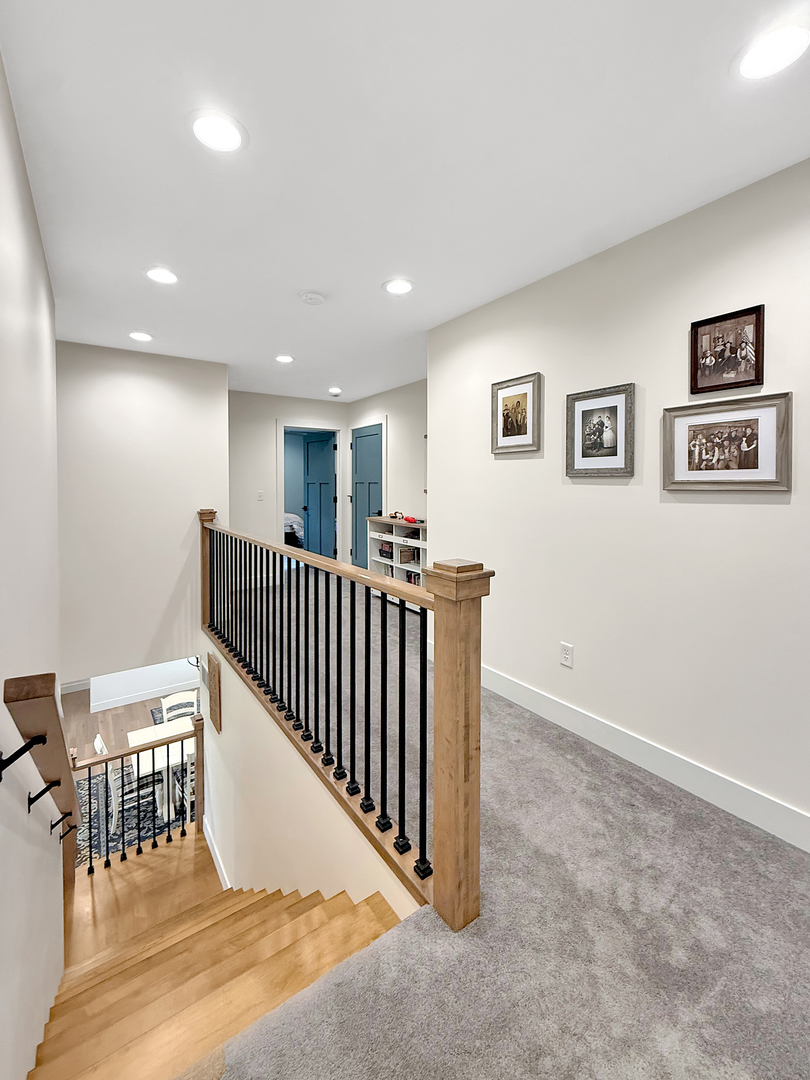 4567 West Stephenson St Road Freeport, IL 61032 - Photo 51 of 65 a view of a hallway with workspace