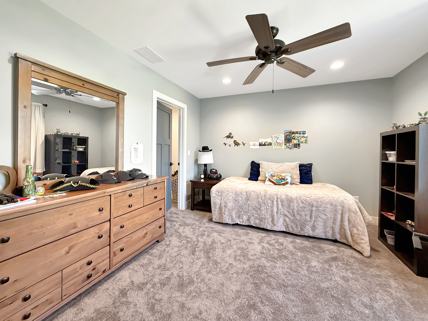 4567 West Stephenson St Road Freeport, IL 61032 - Photo 52 of 65 a bedroom with a bed and a dresser