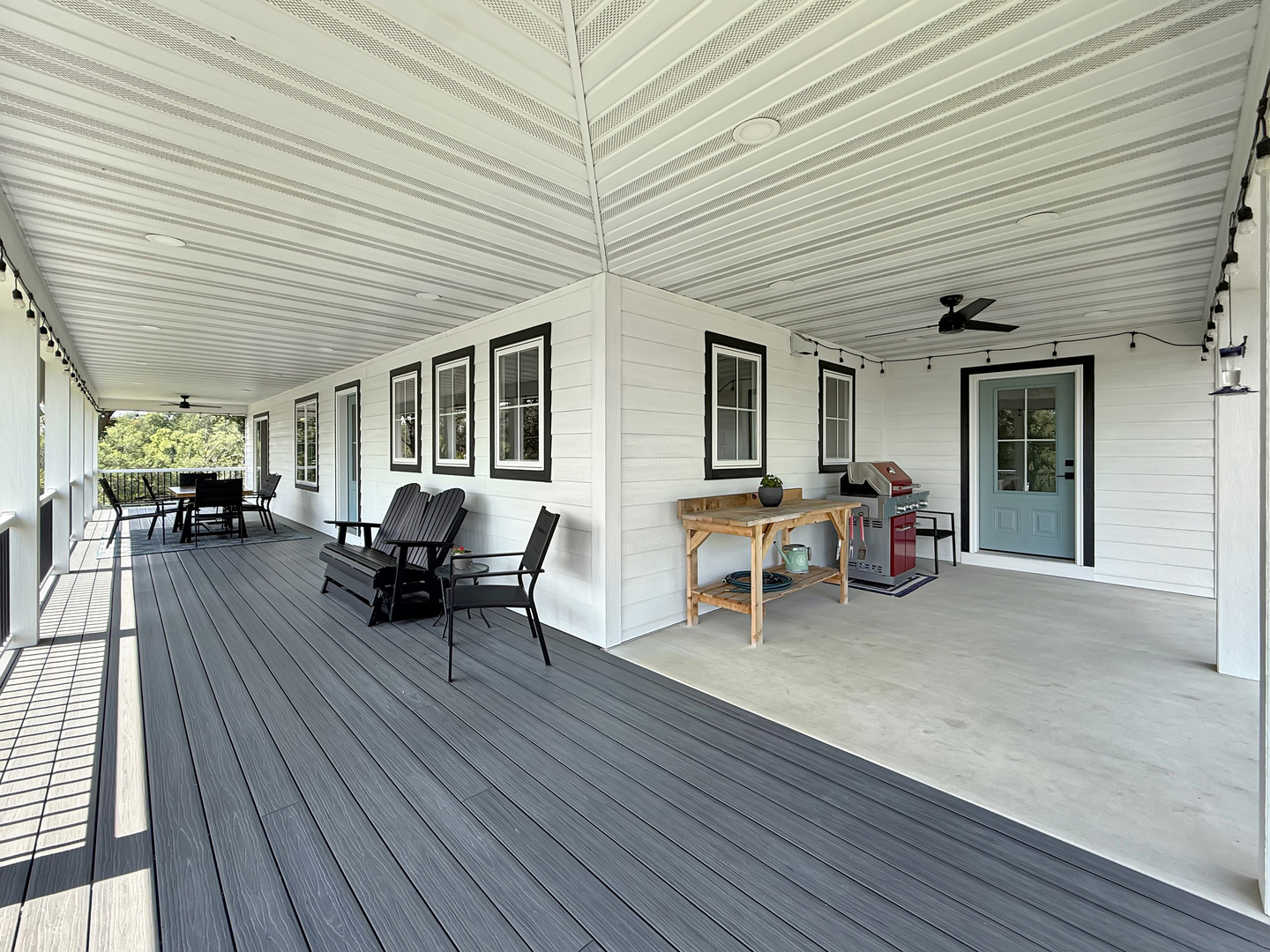 4567 West Stephenson St Road Freeport, IL 61032 - Photo 10 of 65 a living room with furniture and a wooden deck