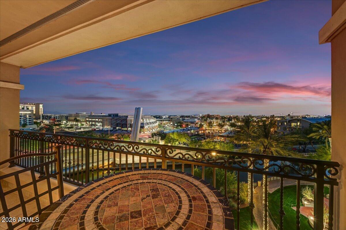 7181 East Camelback Road, Unit 608 Scottsdale, AZ 85251 - Photo 29 of 47 33-Twilight Old Town View