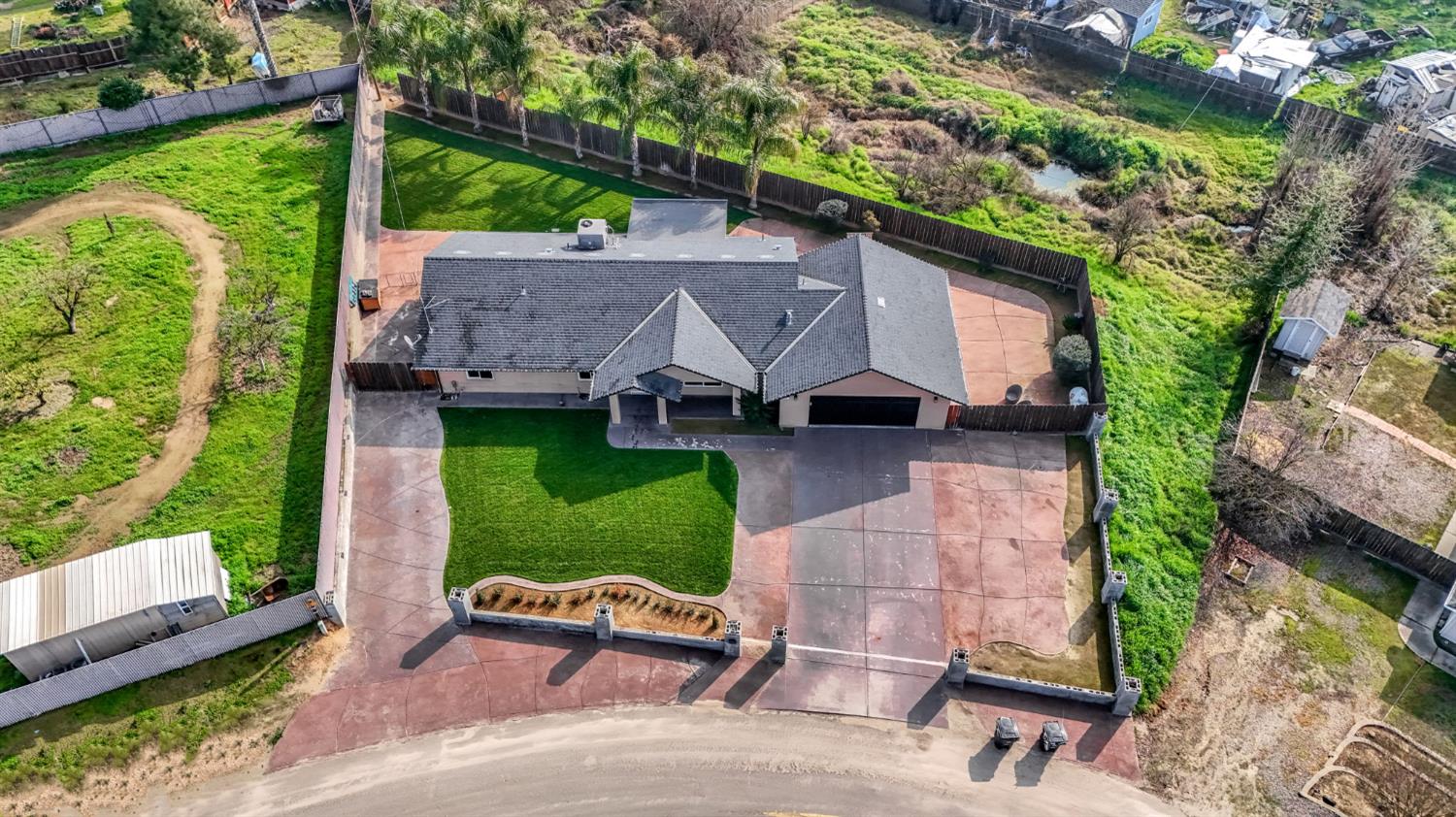 25802 El Monte Way Madera, CA 93638 - Photo 32 of 39 aerial view of property and surrounding area