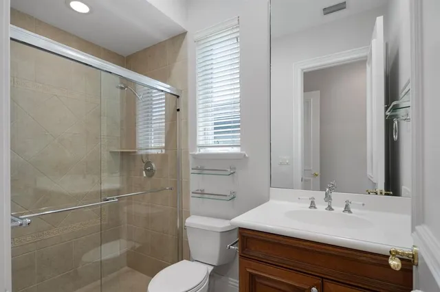 a view of a building with a garden