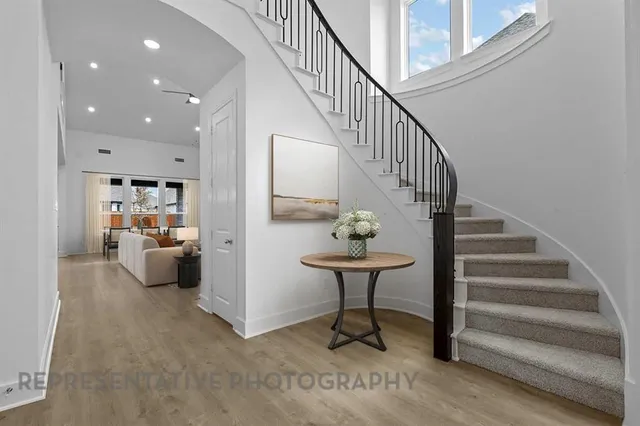 a view of entryway and hall