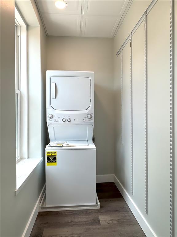 422 Walnut Street, Unit 2 Sewickley, PA 15143 - Photo 10 of 12 a utility room with dryer and washer