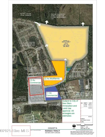$5,500,000 | 22-acres 22-acres Drive, New Bern, NC 28562