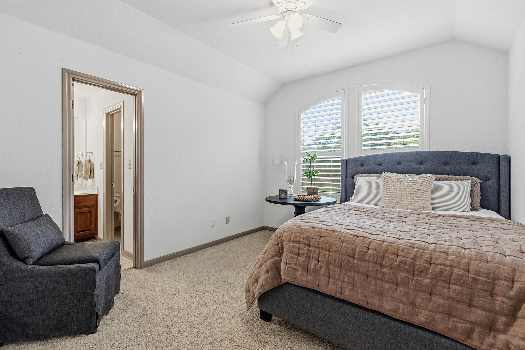 12321 Edenvale Path Austin, TX 78732 - Photo 27 of 36 Bedroom #4 - located upstairs.