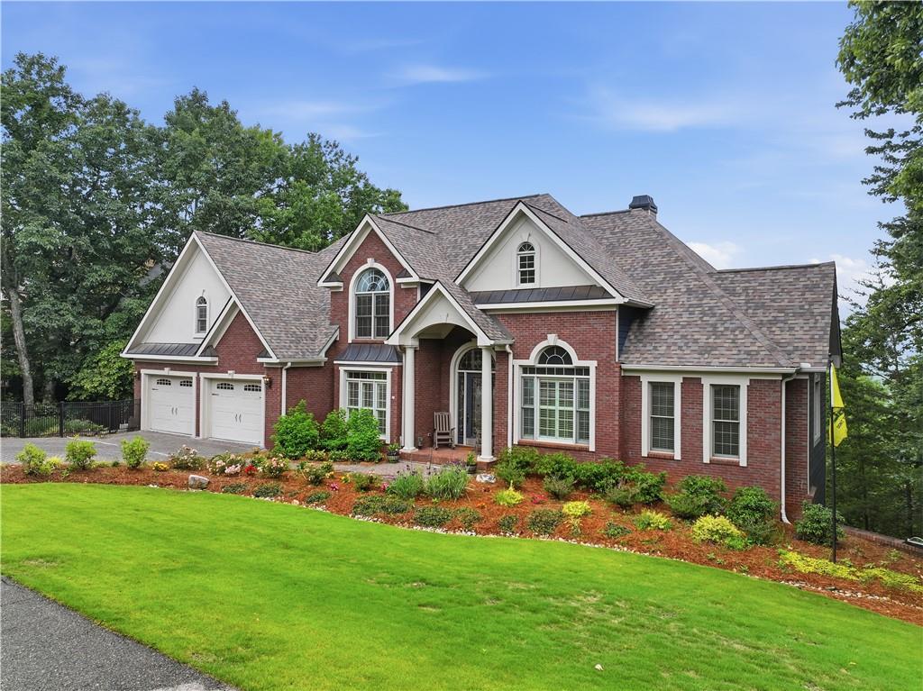 97 Eagle Ridge Trail Cleveland, GA 30528 - Photo 2 of 58 front view of a house with a yard