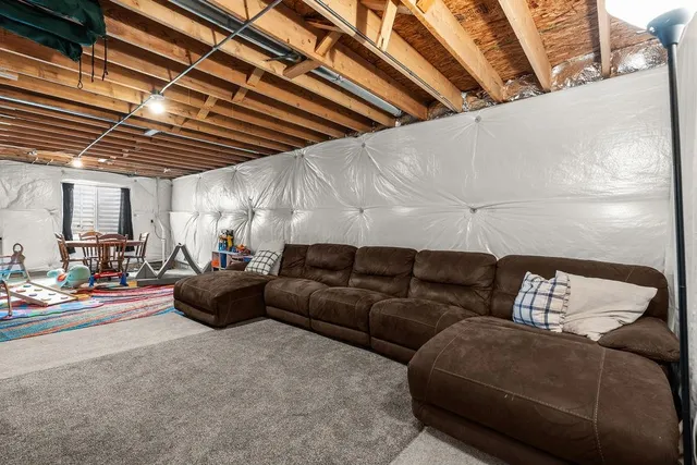 a room with storage and utility