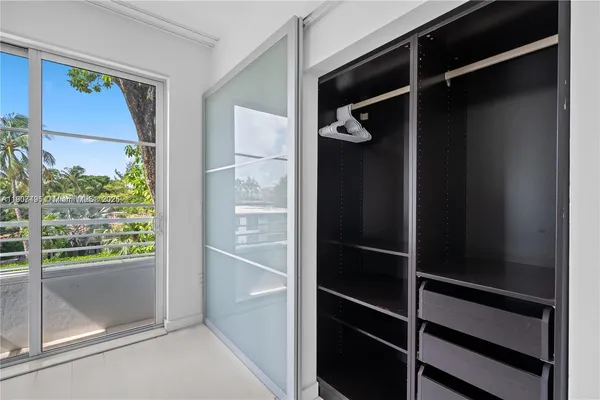 a view of walk in closet