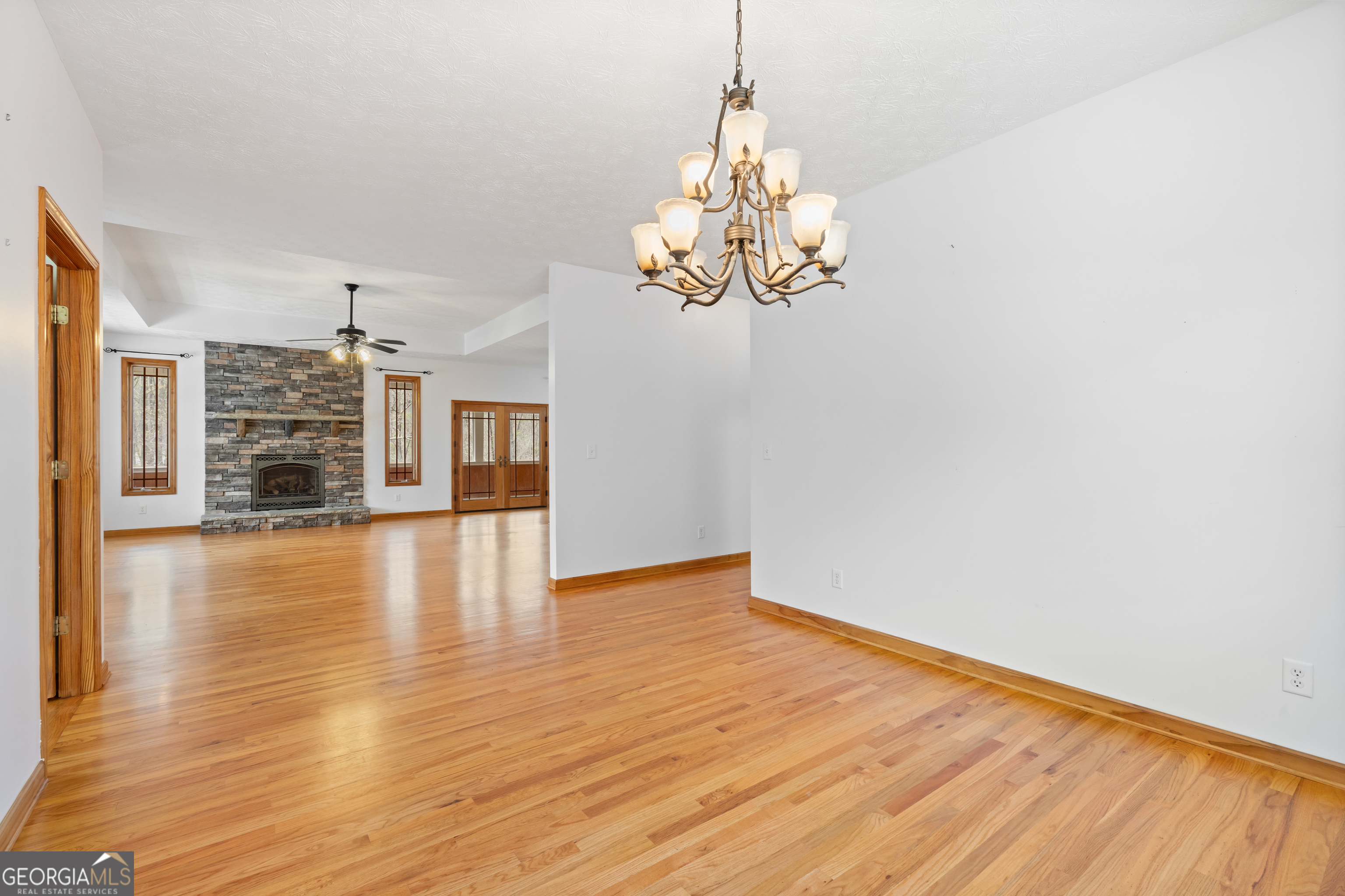 1229 Boggus Road Franklin, GA 30217 - Photo 12 of 68 a view of a livingroom with wooden floor
