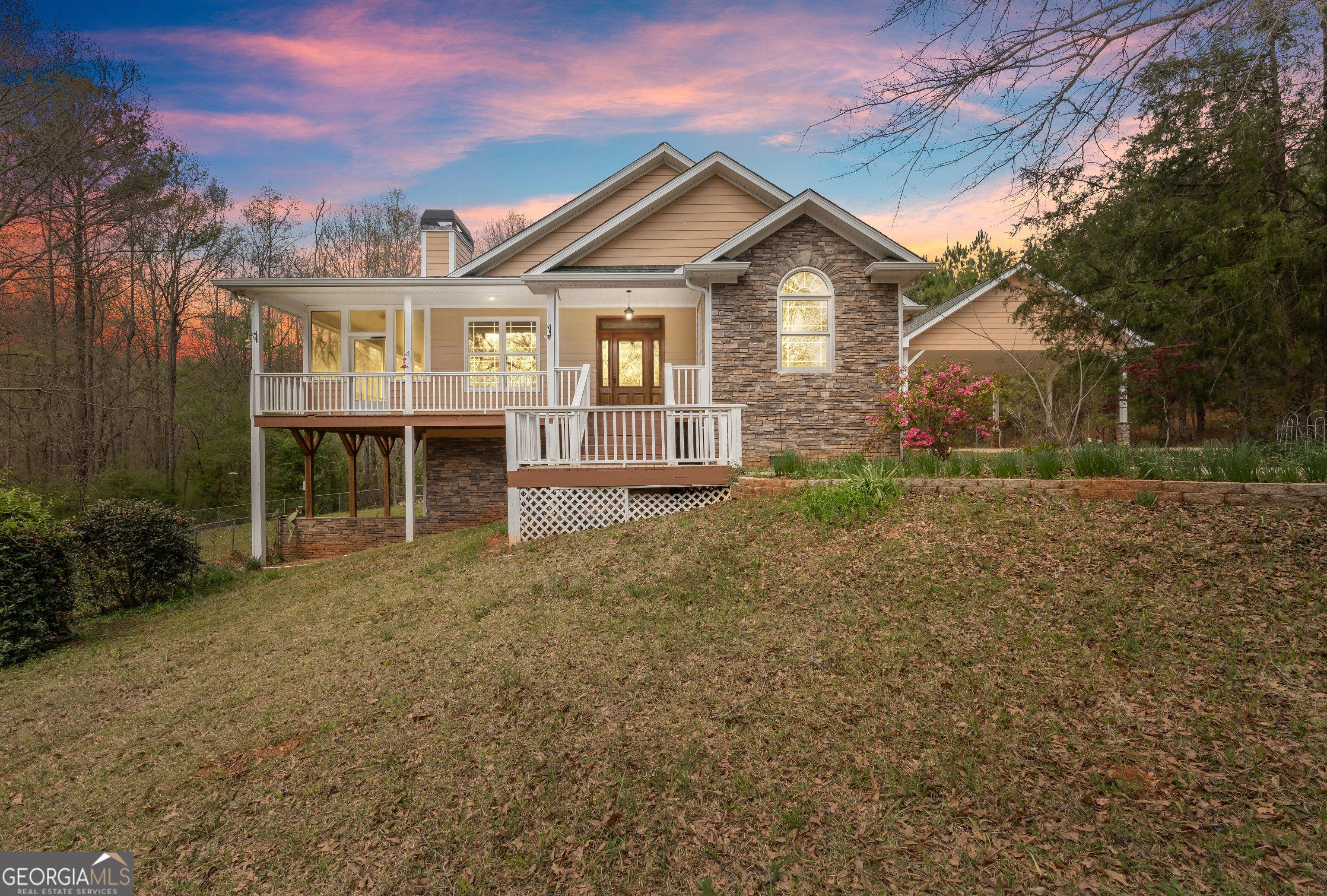 1229 Boggus Road Franklin, GA 30217 - Photo 3 of 68 a front view of a house with a yard