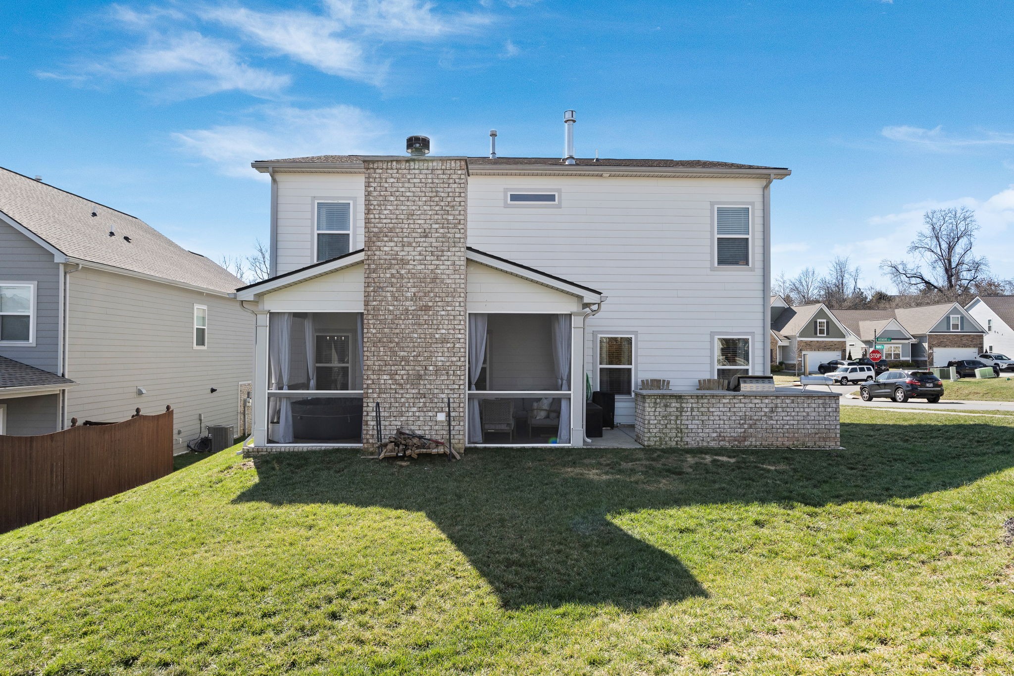 1306 Ardmore Ln Mount Mount Juliet, TN 37122 - Photo 40 of 41 a view of a house with a yard patio and fire pit