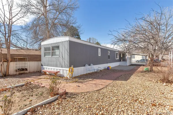 a backyard of a house