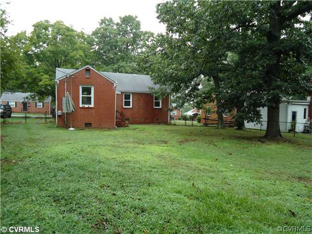 Exterior Back - 100% Brick ALL SIDES.