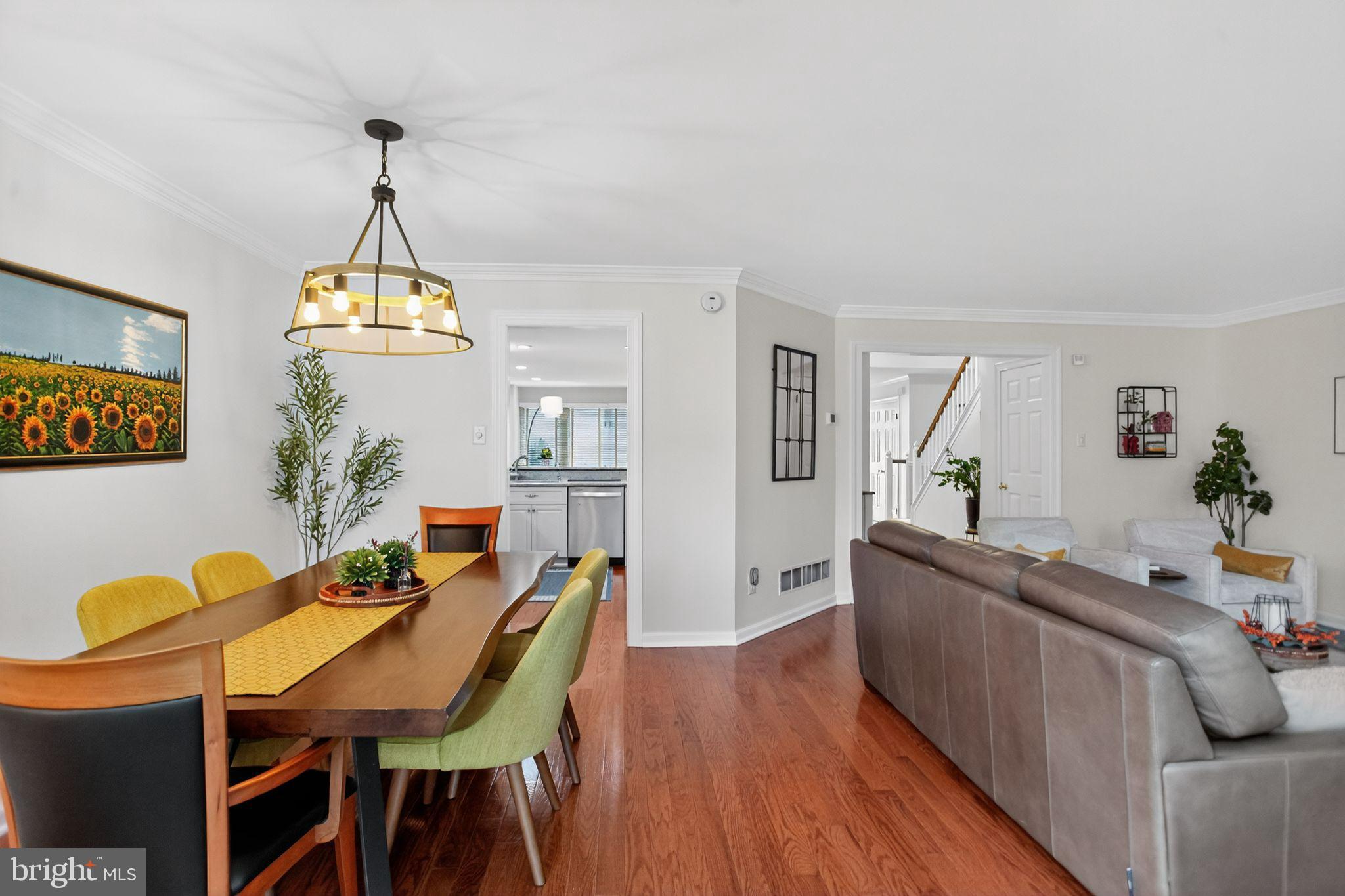 149 Splitrail Lane Blue Bell, PA 19422 - Photo 15 of 40 a view of a dining room with furniture window and wooden floor