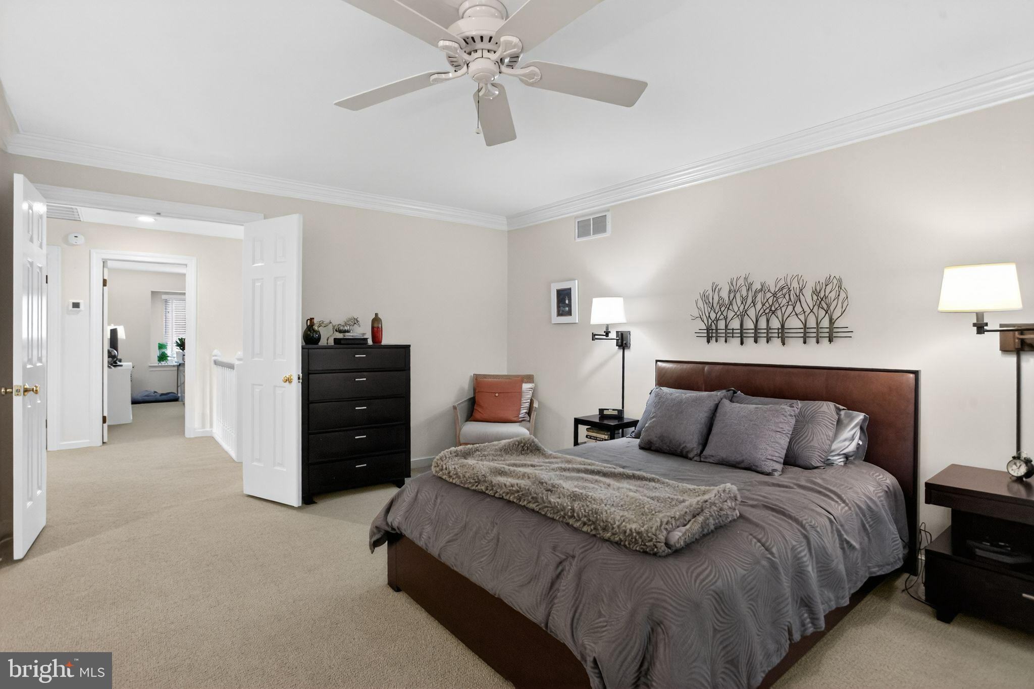 149 Splitrail Lane Blue Bell, PA 19422 - Photo 24 of 40 a bedroom with a bed and ceiling fan