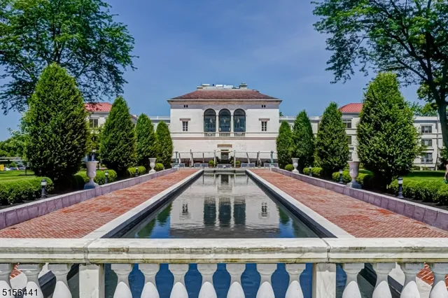 a view of balcony with small garden
