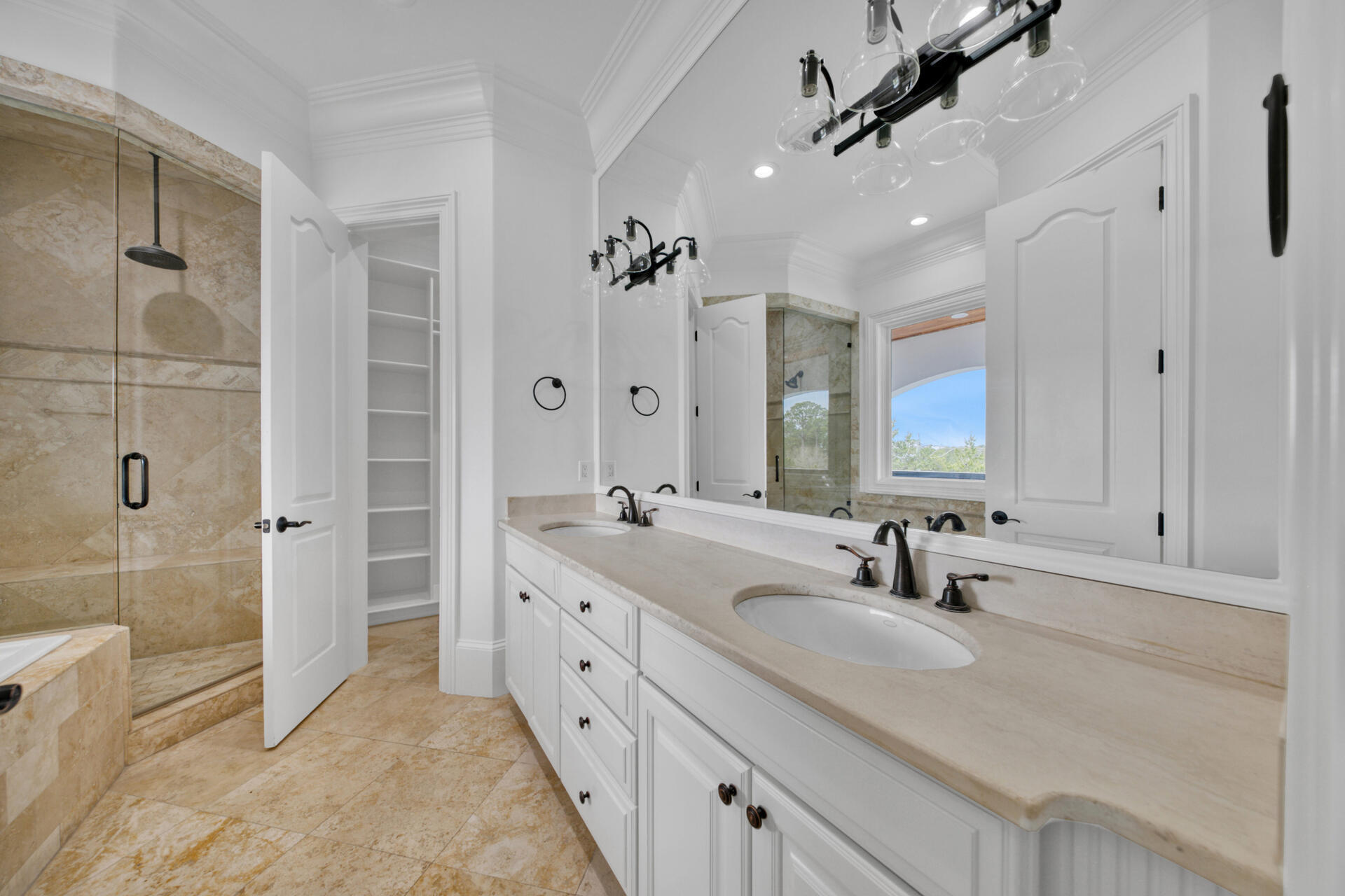 48 Sandstone Street Santa Rosa Beach, FL 32459 - Photo 44 of 78 a bathroom with double vanity sink and a mirror