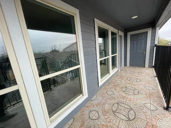 a view of front door