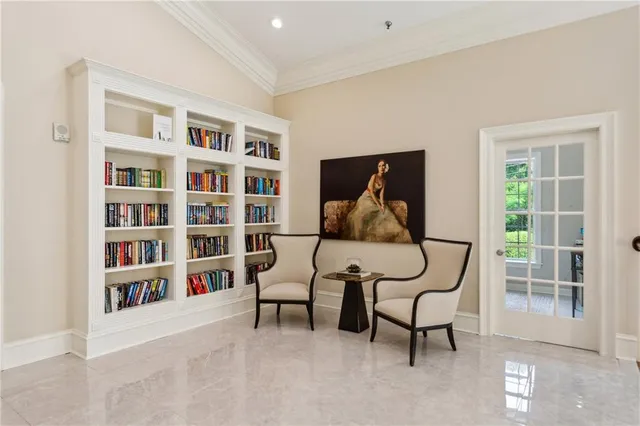 an aerial view of a city with lots of residential buildings