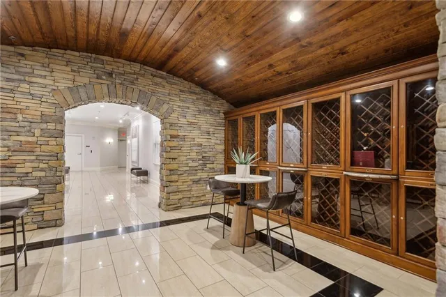 a sign on the side of a building