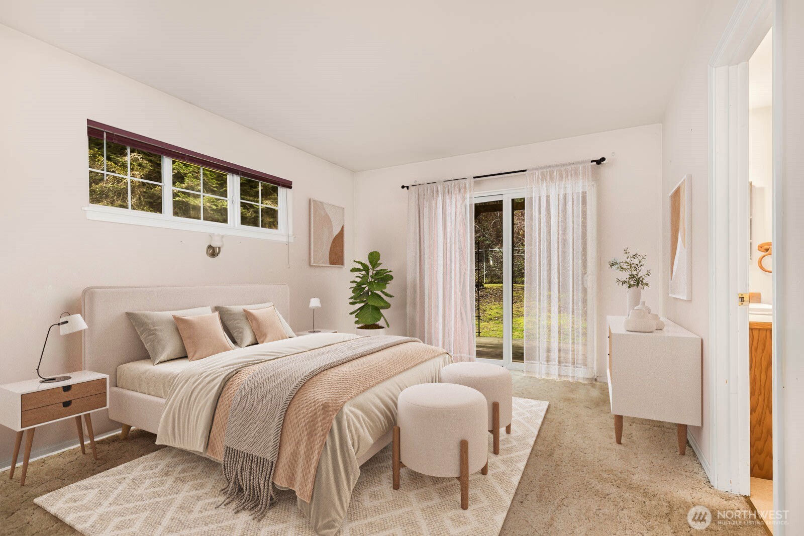 14638 Gibralter Road Anacortes, WA 98221 - Photo 10 of 25 a bedroom with a bed and a window