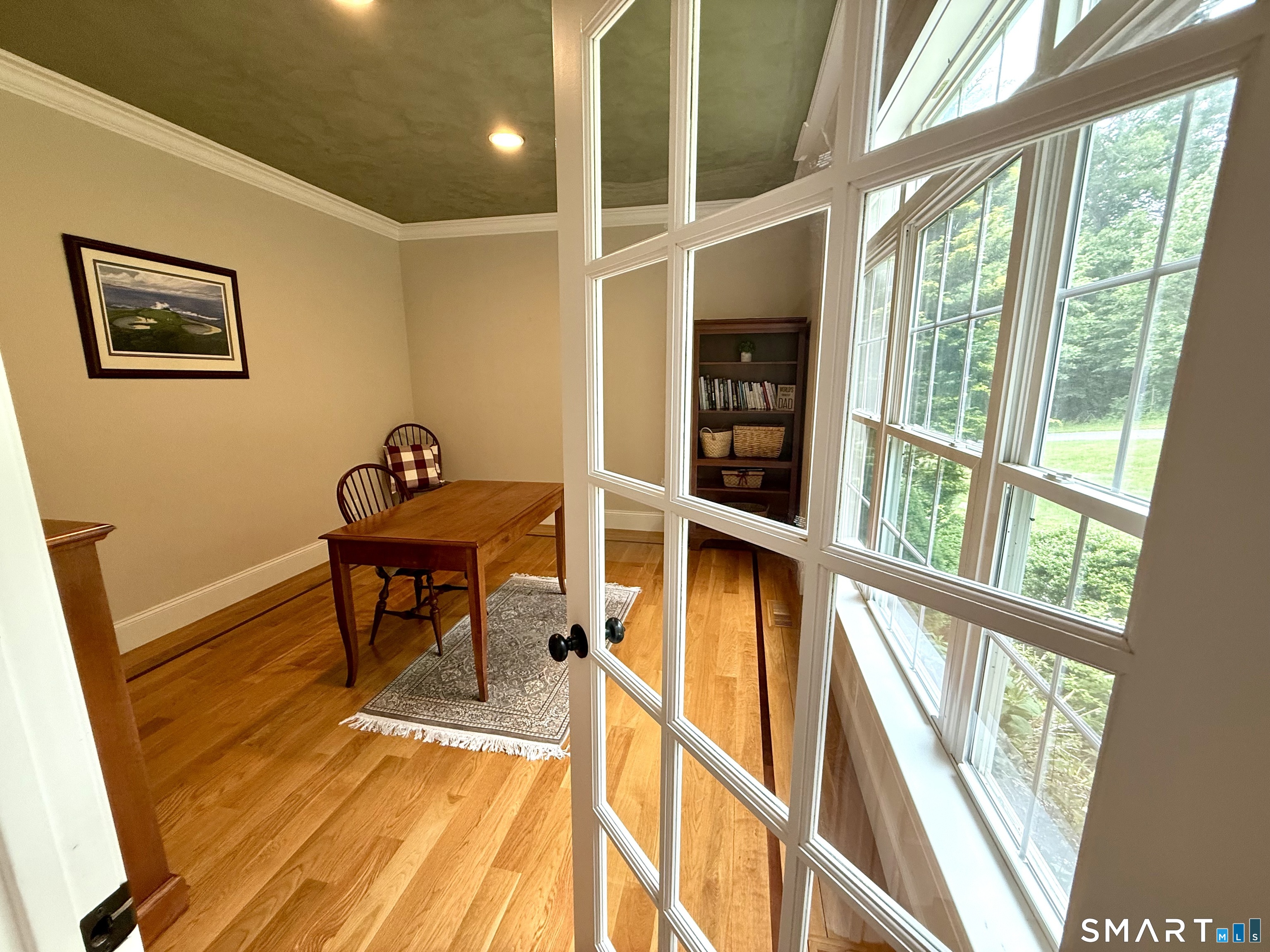 46 Hoseye Coach Road Newtown, CT 06482 - Photo 12 of 36 private office with French door.