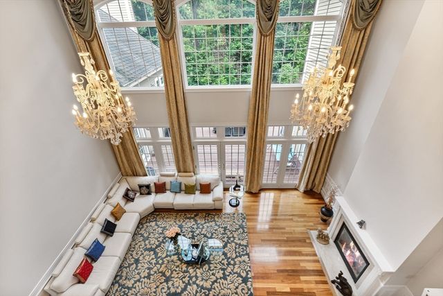 a very nice looking room with a large window