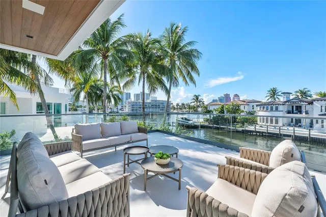 a front view of building with yard