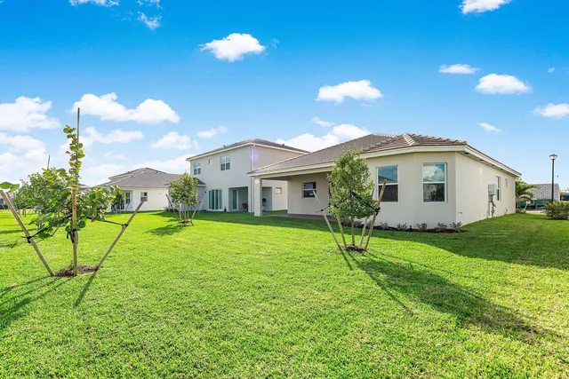 a view of a street with a building in the background