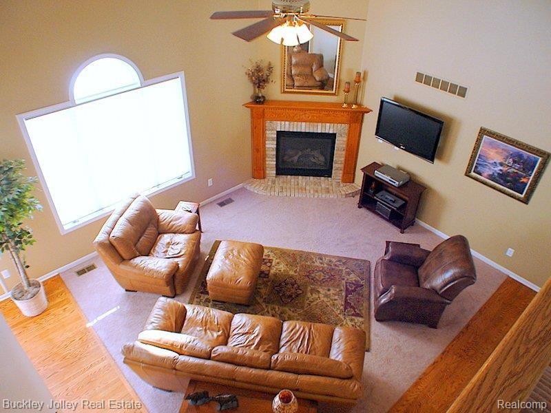 8119 Boulder Ridge Court Brighton, MI 48116 - Photo 4 of 16 Upstairs view down into Great Rm