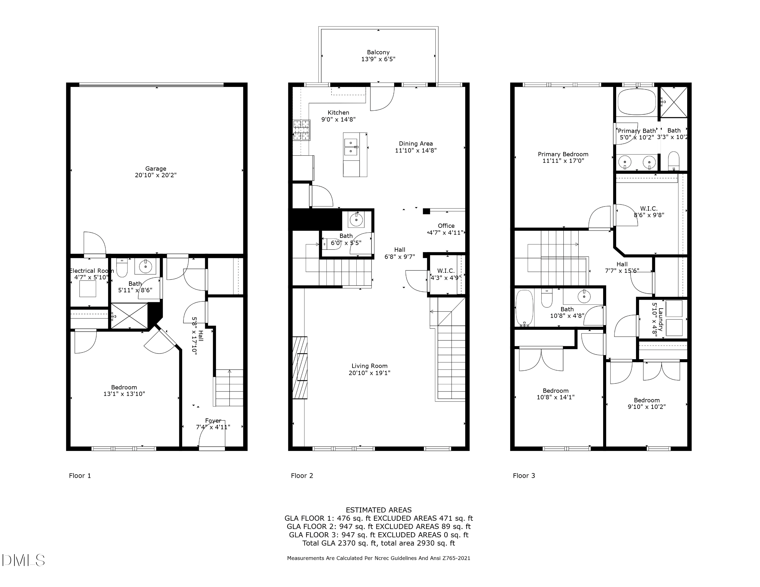 1319 Rodessa Run Raleigh, NC 27607 - Photo 64 of 64 a picture of a floor plan